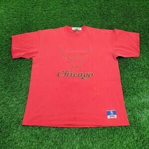 Vintage 90s Nutmeg Shirt XL 24x29 Chicago-Bulls